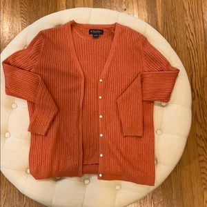 Brooks Brothers Pumpkin Twinset